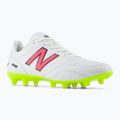 New Balance 442's Academy V2 FG white/lime men's football boots 8