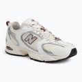 New Balance 530's sea salt/mercury red shoes