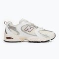 New Balance 530's sea salt/mercury red shoes 2