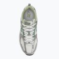 New Balance 530's silver metallic/mallard green shoes 5