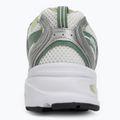 New Balance 530's silver metallic/mallard green shoes 6