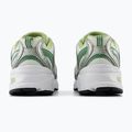 New Balance 530's silver metallic/mallard green shoes 4
