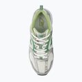New Balance 530's silver metallic/mallard green shoes 5
