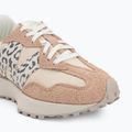 New Balance women's shoes 327's V1 flat taupe/linen leopard 7