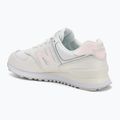 Women's shoes New Balance Classic 574's V2 white/light pink 3