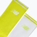 New Balance Running Stripe Midcalf socks 2 pairs yellow/white 2