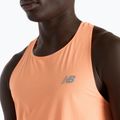Men's New Balance Race Day Ultra Light Singlet hotmango running tank top 4