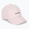 Women's New Balance 6 Panel Linear Logo cap rosesugar