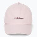 Women's New Balance 6 Panel Linear Logo cap rosesugar 2