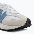 New Balance 327's V1 white/blue lagoon shoes 7