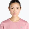 Women's New Balance Essentials pink taffy running shirt 4