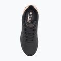 SKECHERS women's shoes Uno Wedge Hi Steps black/rose gold 5
