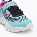 SKECHERS Microspec Advance aqua/purple children's shoes 7