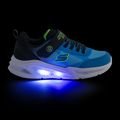 SKECHERS Meteor Lights black/blue children's shoes 8