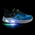 SKECHERS Meteor Lights black/blue children's shoes 9
