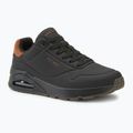SKECHERS Uno Suited On Air men's shoes black/chestnut
