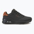 SKECHERS Uno Suited On Air men's shoes black/chestnut 2