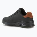 SKECHERS Uno Suited On Air men's shoes black/chestnut 3