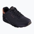 SKECHERS Uno Suited On Air men's shoes black/chestnut 8