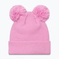 Women's winter cap New Era Wmns Double Pom La Dodgers pastel pink 2