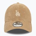 New Era Cord 920 La Dodgers med beige baseball cap 3