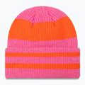 Women's winter beanie New Era Stripe Cuff Knit Beanie pastel pink 2