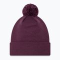 Women's New Era Metallic Bobble Knit Beanie New York Yankees dark purple 2