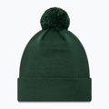 Women's New Era Metallic Bobble Knit Beanie Los Angeles Dodgers dark green 2