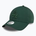 Women's New Era Metallic 9FORTY Los Angeles Dodgers dark green baseball cap 2