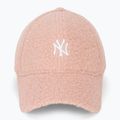 Women's New Era Borg 9FORTY New York Yankees pastel pink baseball cap 2