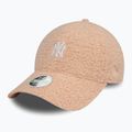 Women's New Era Borg 9FORTY New York Yankees pastel pink baseball cap 2