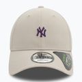 New Era Repreve Mini Logo 9FORTY New York Yankees baseball cap light beige 3