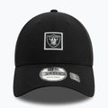 New Era Metallic Patch 9FORTY Las Vegas Raiders baseball cap black 3