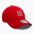 New Era Metallic Patch 9FORTY Chicago Bulls red baseball cap