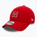 New Era Metallic Patch 9FORTY Chicago Bulls red baseball cap 2