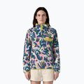 Patagonia women's trekking sweatshirt LW Synch Snap-T P/O wild botanist/tidal teal