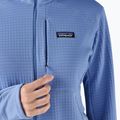 Women's softshell jacket Patagonia R1 Hybrid Pullover Hoody abundant blue 17