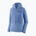 Women's softshell jacket Patagonia R1 Hybrid Pullover Hoody abundant blue 9