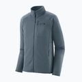Men's Patagonia R1 Hybrid utility blue fleece sweatshirt 10