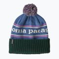 Winter hat Patagonia Powder Town park stripe: barnacle blue