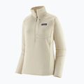 Women's fleece sweatshirt Patagonia R1 wool white 4