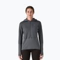 Women's softshell jacket Patagonia R1 Hybrid Pullover Hoody smolder blue