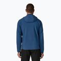 Men's softshell jacket Patagonia R2 TechFace Hoody clement blue 3