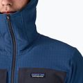 Men's softshell jacket Patagonia R2 TechFace Hoody clement blue 6