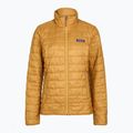 Women's insulated jacket Patagonia Nano Puff smolder talon gold