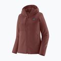 Women's softshell jacket Patagonia R2 CrossStrata Hoody dark ruby