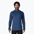 Men's sweatshirt Patagonia Cap Termal Weight Zip Neck clement blue