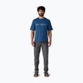 Men's T-shirt Patagonia Cap Cool Daily Graphic Shirt '73 text logo / clement blue x-dye 2