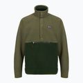Men's trekking sweatshirt Patagonia Retro Pile 1 / 2 Snap P / O old growth green