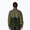 Men's trekking sweatshirt Patagonia Retro Pile 1 / 2 Snap P / O old growth green 3